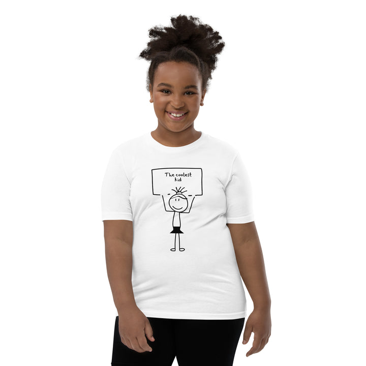 The coolest kid (girl) - Youth Short Sleeve Tee Shirt