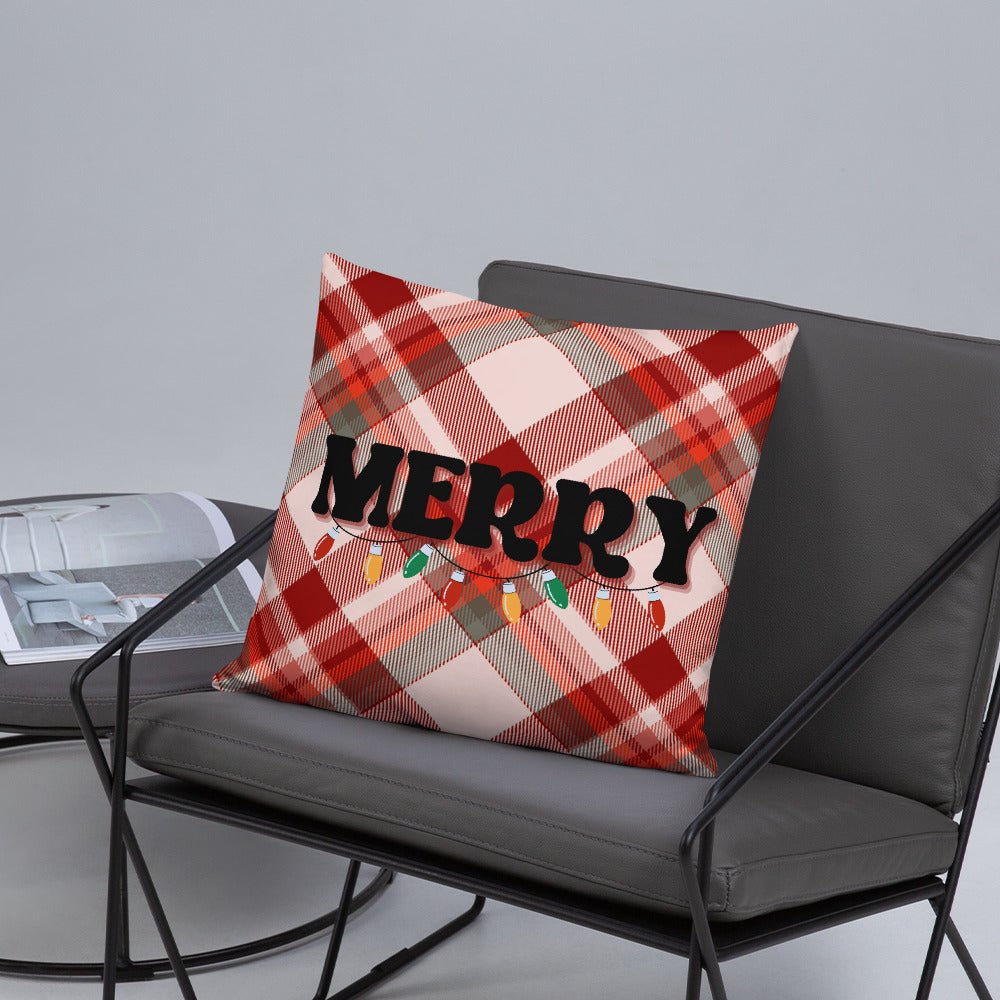 Merry Plaid  Pillow