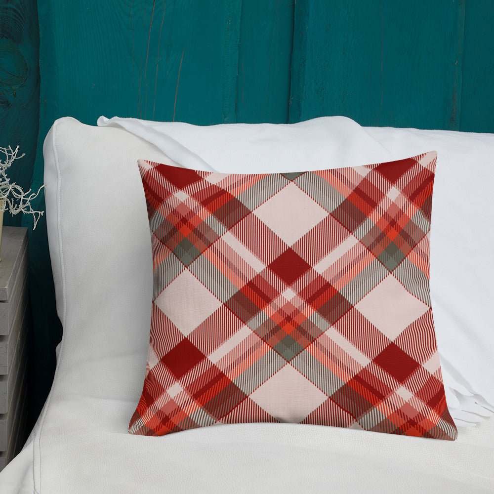Bright Plaid Pillow
