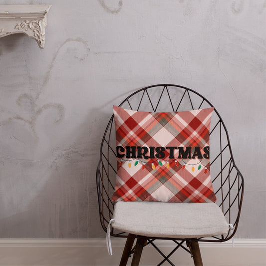 Christmas Plaid Pillow