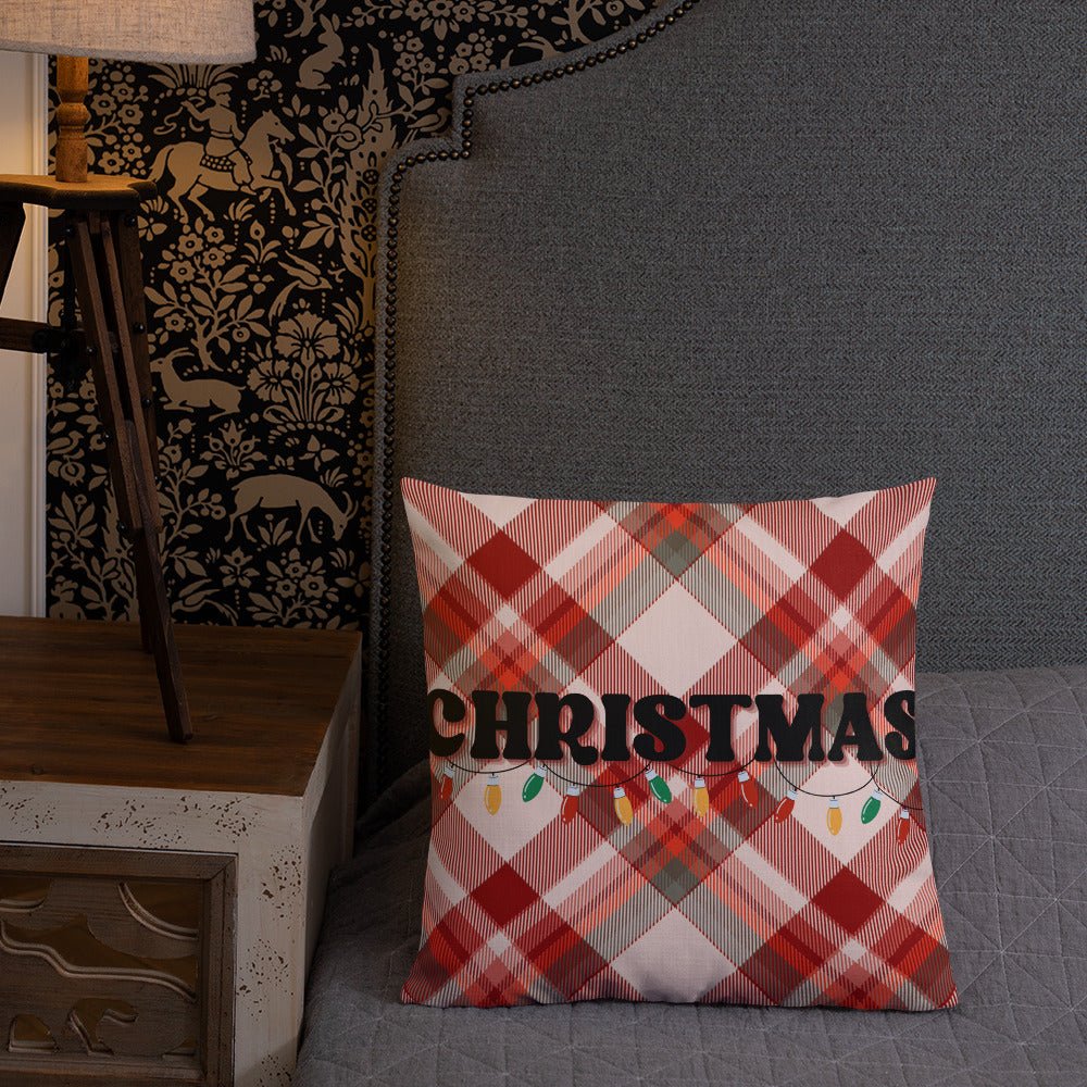Christmas Plaid Pillow