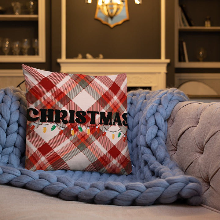 Christmas Plaid Pillow