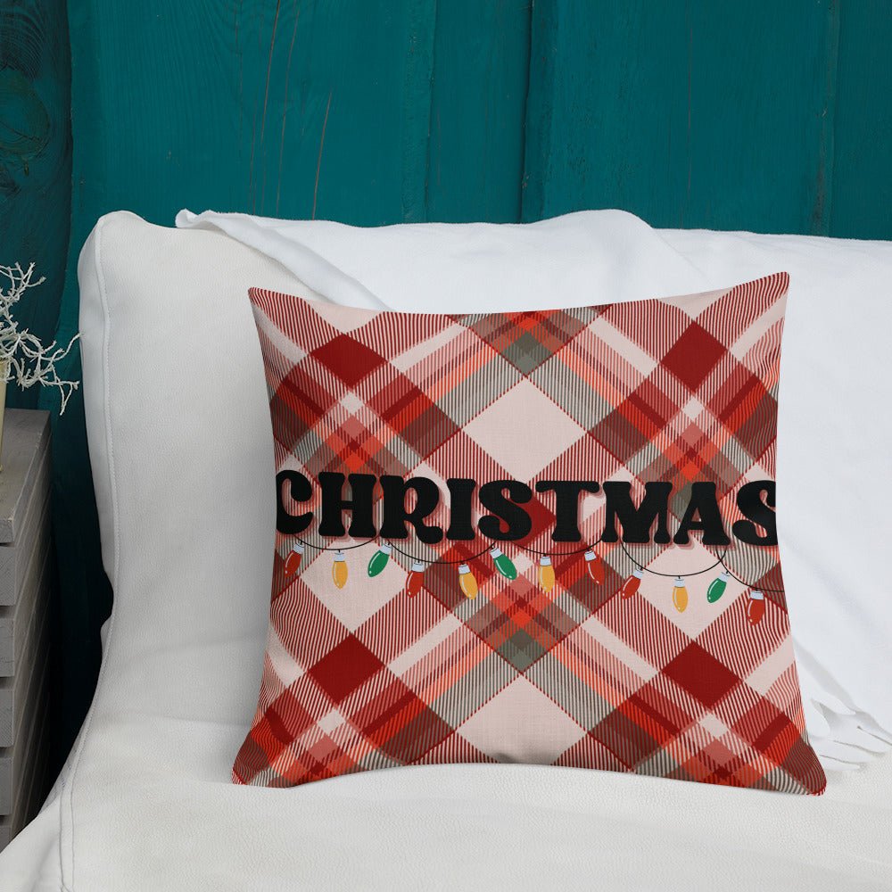 Christmas Plaid Pillow