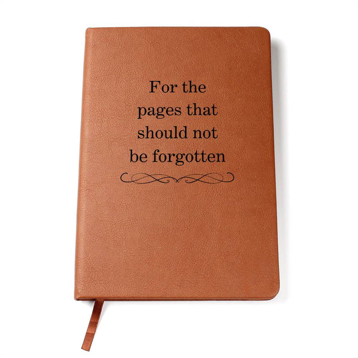 Para las páginas que no deben olvidarse - Leather Journal