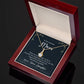 Alluring Beauty Necklace with Message Box to Mom from Daughter