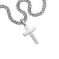 Collar Cruz de Acero con mensaje especial Cuadro mensaje Esposo