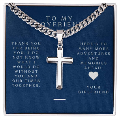 Artisan Cross with Boyfriend message Box