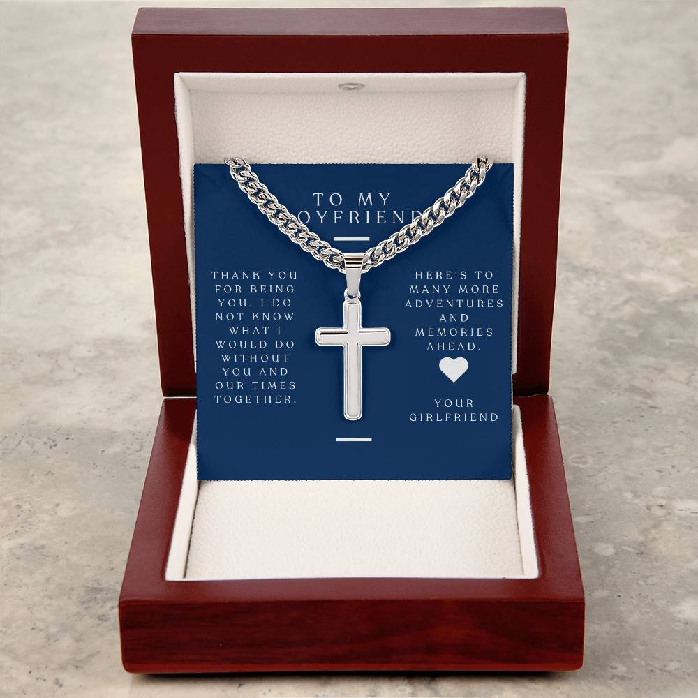 Artisan Cross with Boyfriend message Box