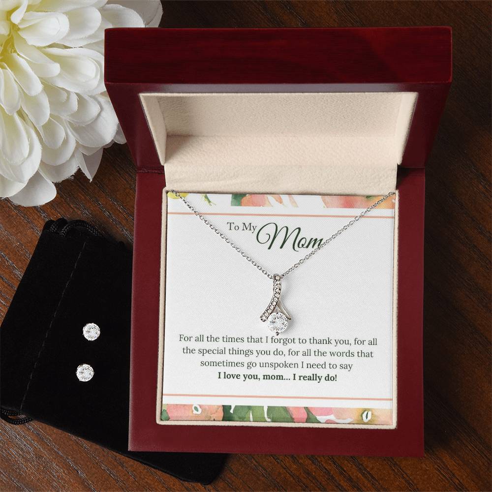 Alluring Beauty Set with Mom Message Box