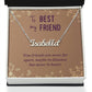 Name Necklace with Best Friend Message Box
