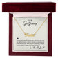 Name Necklace with Girlfriend message Box