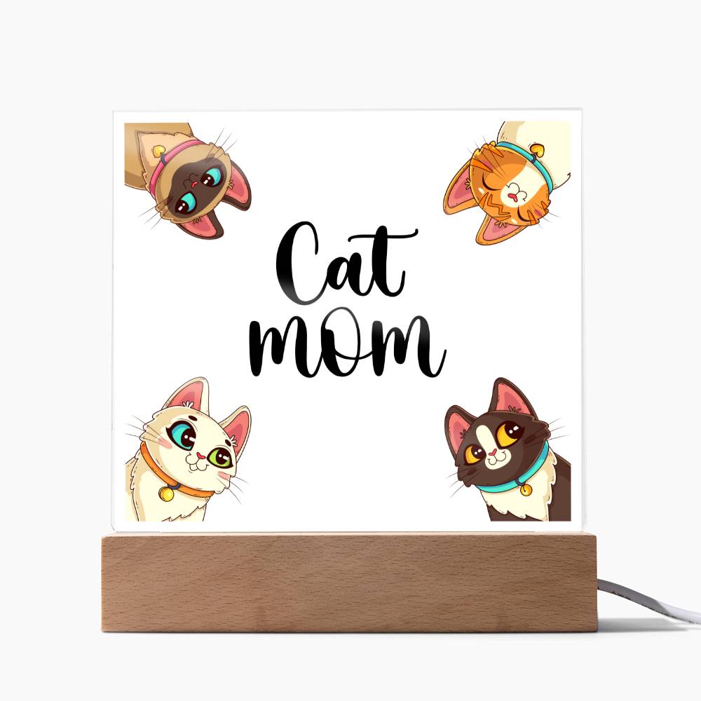 Cat Mom Sign