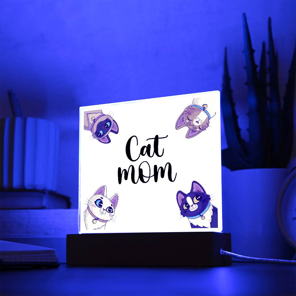 Cat Mom Sign