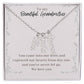Multi Vertical Name Necklace Grandmother Message