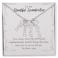 Multi Vertical Name Necklace Grandmother Message