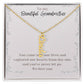 Multi Vertical Name Necklace Grandmother Message