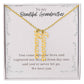 Multi Vertical Name Necklace Grandmother Message