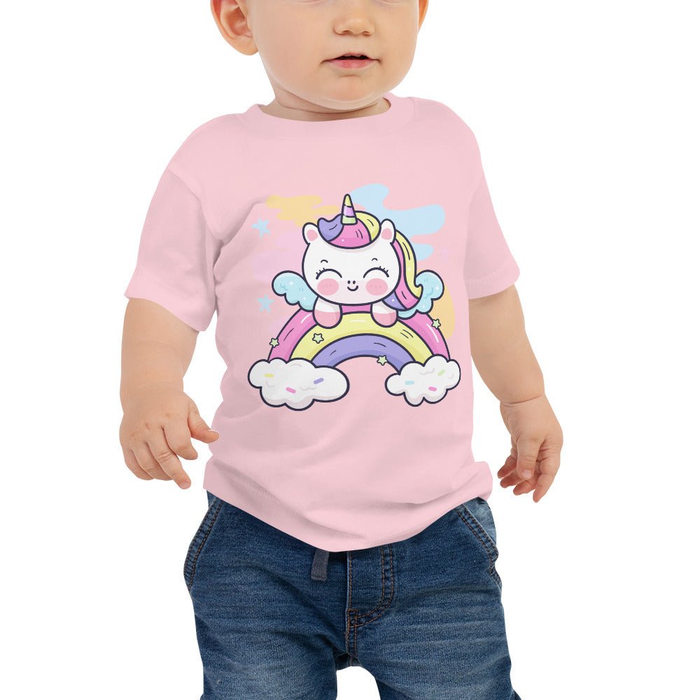 Rainbow Unicorn Baby Jersey Short Sleeve Tee
