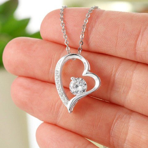 Forever Love Necklace with Message Box to Wife